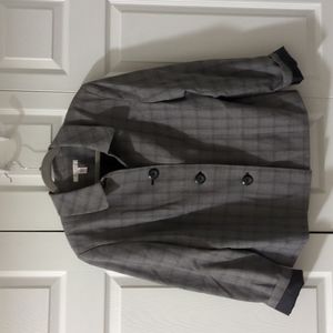 🔥Lined plaid blazer sz 14
